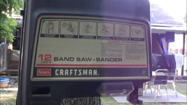 Sears Craftsman 12 Inch Bandsaw Sander