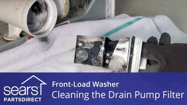 Cleaning The Drain Pump Filter On A Front