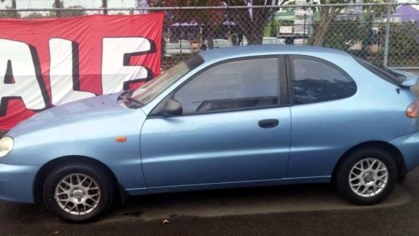 2003 Daewoo Lanos Se Light Blue 4 Speed Automatic Hatchback