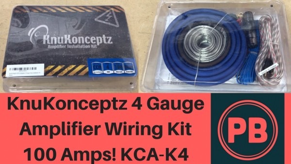 Knukonceptz 4 Gauge Amplifier Wiring Kit Unboxing