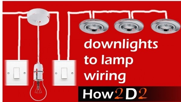 Downlights To Lamp & Switch Wiring   Spotlights To Switch