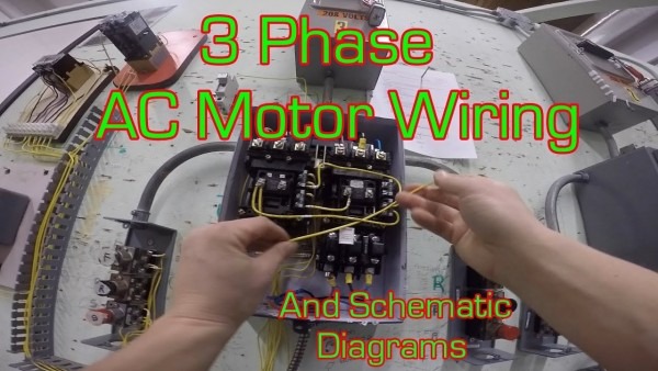 3 Phase Magnetic Motor Starter And Wire Diagram