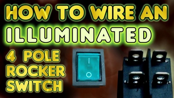 How To Wire An Illuminated 4 Pole Rocker Switch Kcd4