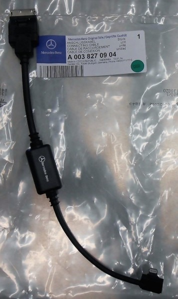 Incompatible Device  Iphone 5 Mercedes Oem Cable
