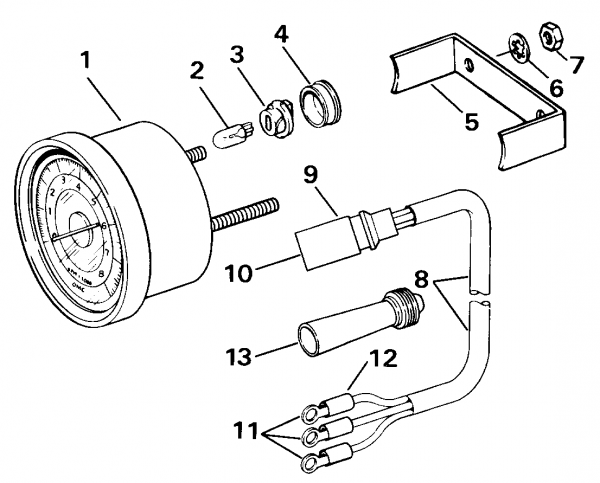 Teleflex Tachometer Wiring Diagram
