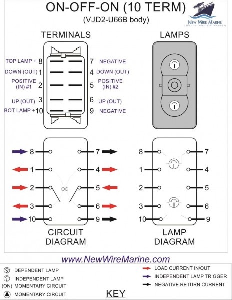 Contura V Rocker Switches Wiring Diagram