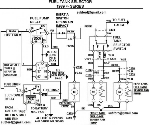 1998 Ford F 250 Fuel Pump Wiring Diagram