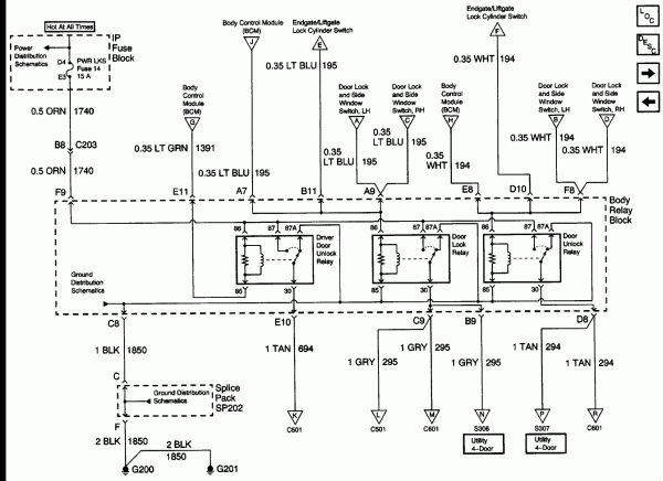 1995 Chevy Door Wiring Diagram