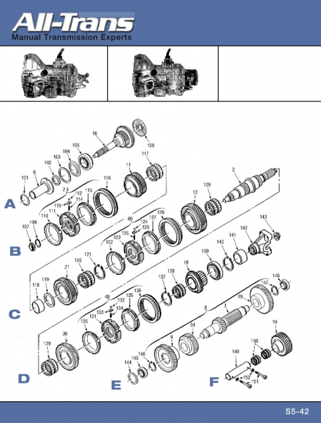 Manual Transmission Diagrams