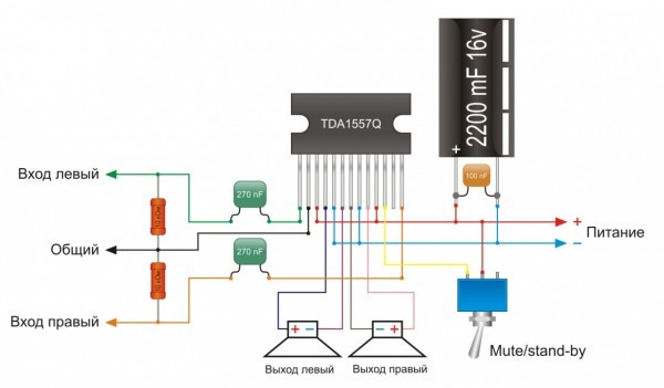 T Amp Circuit Diagram