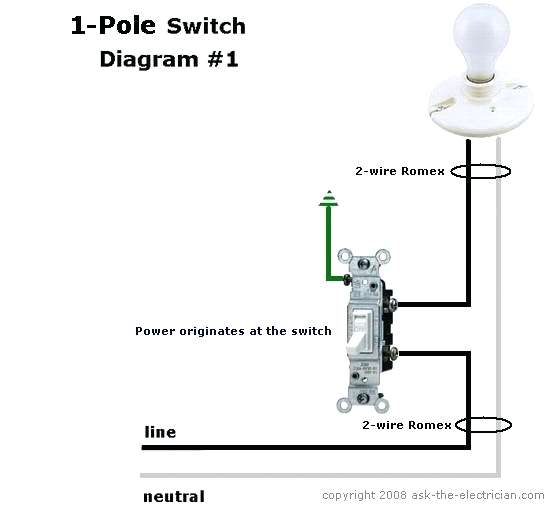 Leviton Single Pole Double Throw Switch Wiring Diagram