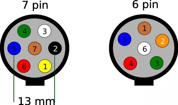 7 Pin Trailer Lights Wiring Diagram