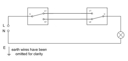 2 Way Lighting Wiring Diagram