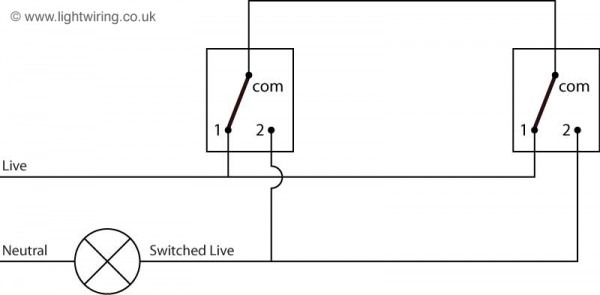 Electrical 2 Way Switch Wiring Diagram