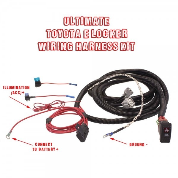 Ultimate Toyota Electric Locker Elocker Wiring Harness Kit By Low