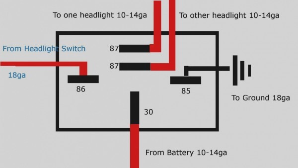 Unique Narva 5 Pin Relay Wiring Diagram For Diagrams Schematics