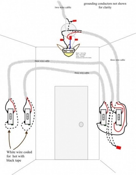 Wiring Diagram Way Switch Ceiling Fan And Light For Saving