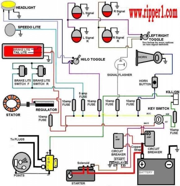Basic Car Electrical Diagram