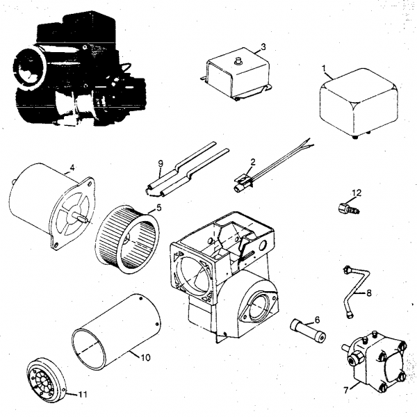 Burner Parts Diagram