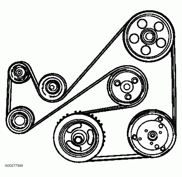 2004 Ford Focus Serpentine Belt Routing And Timing Belt Diagrams