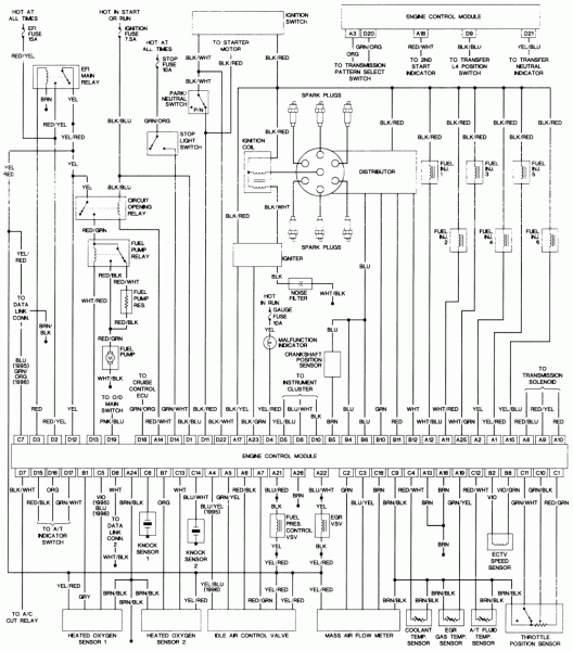 Wire Diagram 1994 4runner