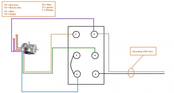 1 Phase Electric Motor Wiring Diagram