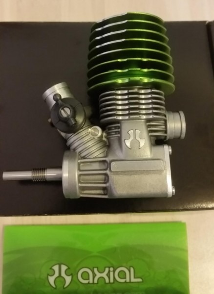 Axial  12rr Nitro Engine W Tuned Pipe Set