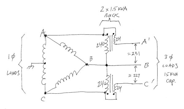 208 Transformer Wiring Diagram