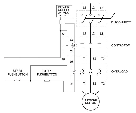 Wiring Diagram Motor Starter