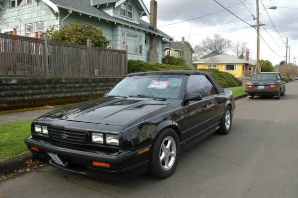 Old Parked Cars   1986 Chevrolet Cavalier Z24 Convertible