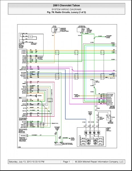 Wire Diagram 2001 Chevy Trailblazer