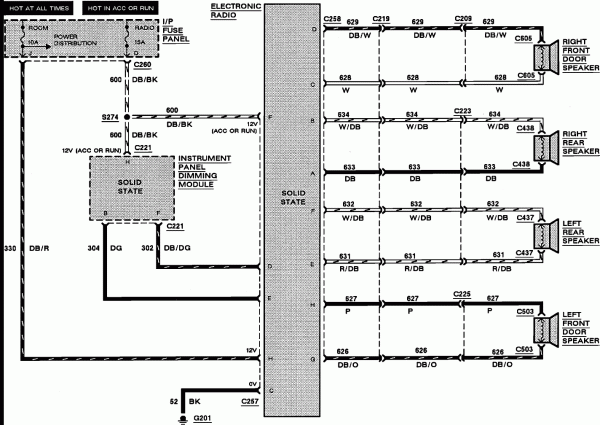 Wiring Diagram For A 93 Ford Escort