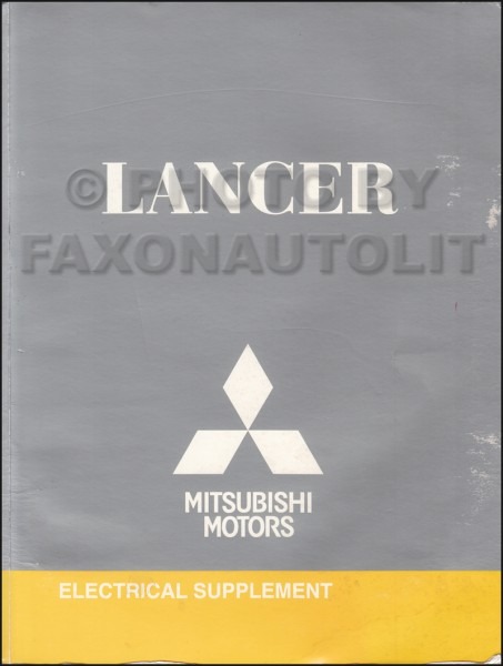 2009 5 Mitsubishi Lancer Wiring Diagram Manual Original