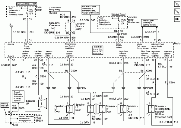 2001 Silverado Stereo Wiring Diagram