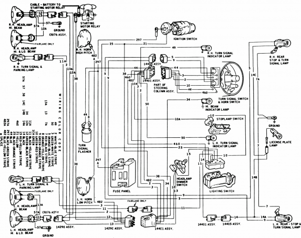 67 Ford Wiring Diagram