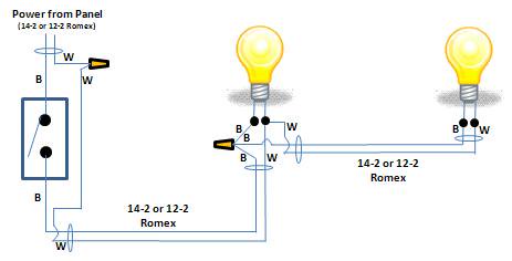 Wiring Diagram 2 Lights 1 Switch