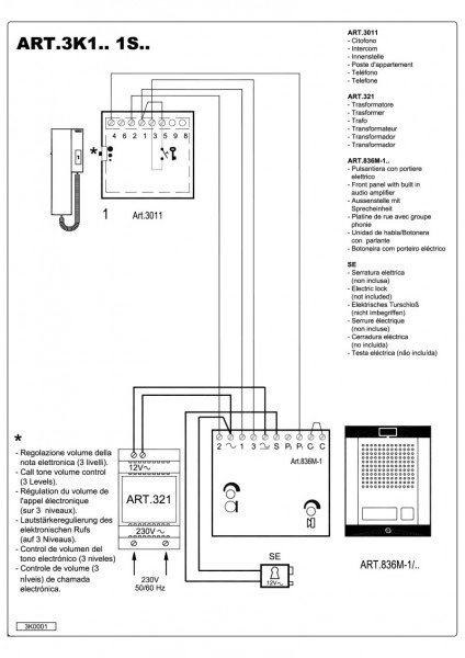 Videx Kit Wiring Diagrams