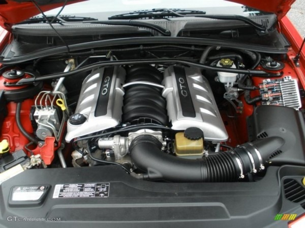 2006 Pontiac Gto Coupe 6 0 Liter Ohv 16 Valve Ls2 V8 Engine Photo