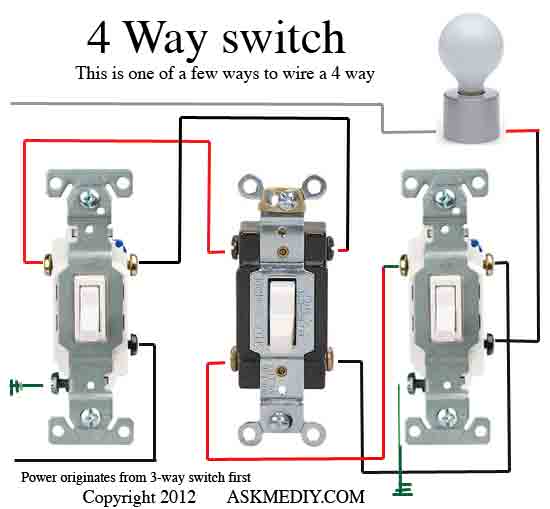 A 3 Way Switch Wiring Diagram For Hubbell