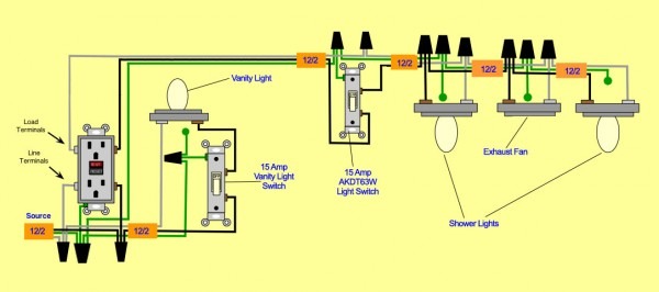 Basic Wiring Schematics Bathroom