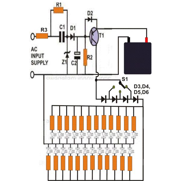 6v Wiring Diagram For Led Bulb