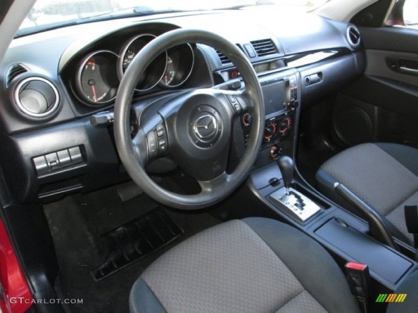 Black Interior 2005 Mazda Mazda3 I Sedan Photo  78188904