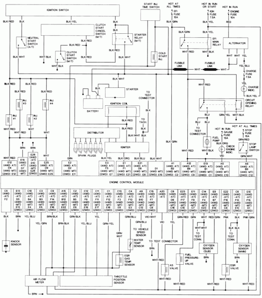 86 Toyota Pickup Wiring Diagram