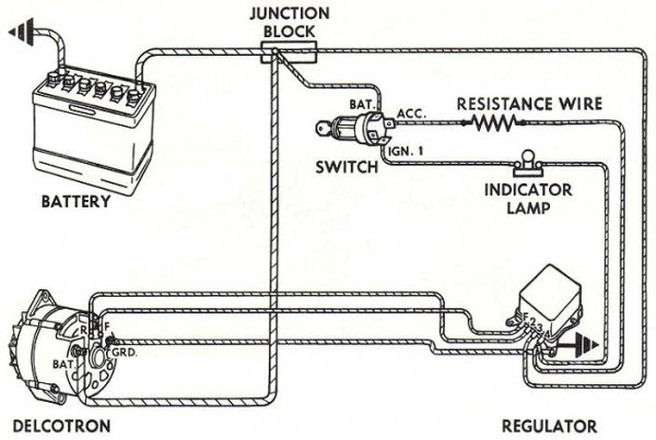 Chevy Alternator Regulator Wiring Diagram