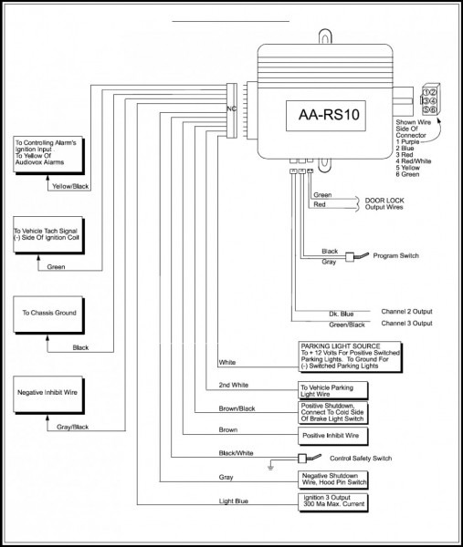 Audiovox Remote Starter Wire Diagram