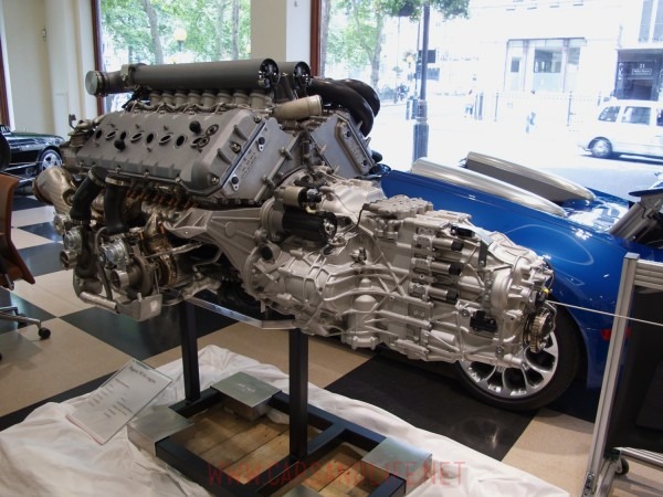 Bugatti Veyron W16 Engine And Gearbox At Hr Owen London