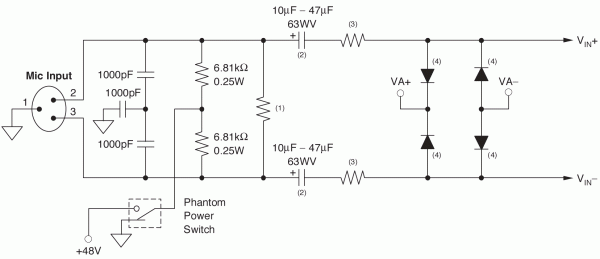 Signal Chain Basics (part 22)  Phantom Microphone Power