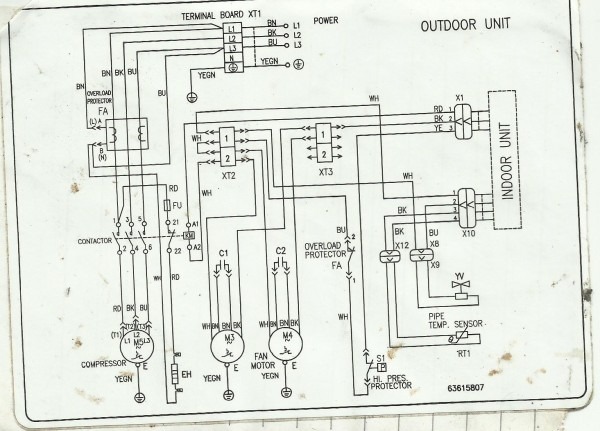 Onida Split Ac Wiring Diagram