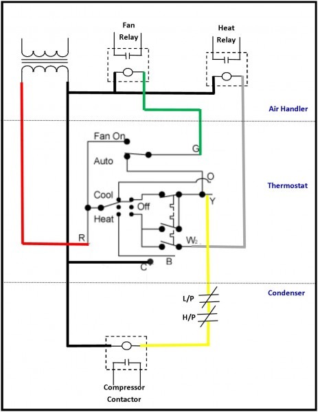 Ac Thermostat Wiring Diagram Dpdt