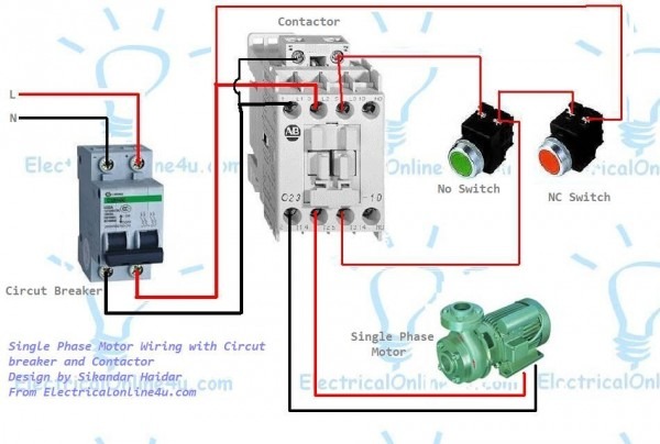 Magnetic Contactor Wiring Diagram